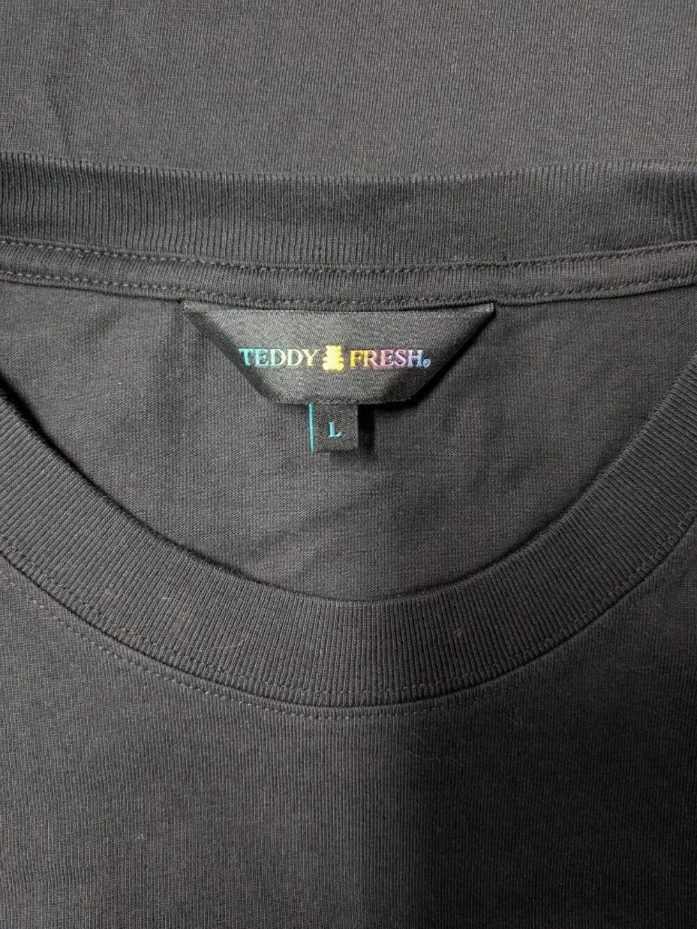Teddy Fresh Graphic Bear Crown‎ T Shirt Streetwear Y2K Urban Kawaii Casual Large